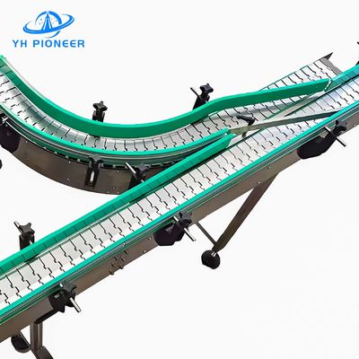 قیمت خوب سیستم های منحرف کنویر بطری با صفحه زنجیره ی جانبی برای مرتب کردن مسیر بطری آنلاین