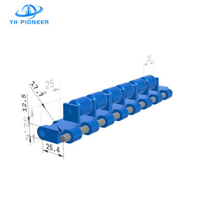 قیمت خوب کمربند ماژولار انعطاف پذیر POM با رولر برای حمل و نقل آسان و قابل اعتماد مواد آنلاین