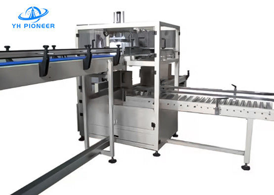 دستگاه بسته بندی بطری های فولاد ضد زنگ سرعت تنظیم شده 18-30cases/min