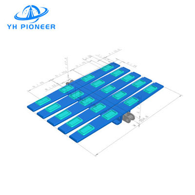 قیمت خوب صفحه زنجیر چرخدار لاستیکی انعطاف پذیر با رول برای سیستم حمل و نقل آنلاین
