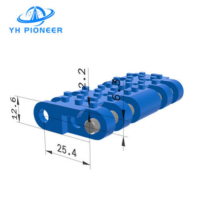 قیمت خوب کمربند ماژولار سوراخ شده POM با اصطکاک برای حمل طولانی مدت و نگهداری کم آنلاین