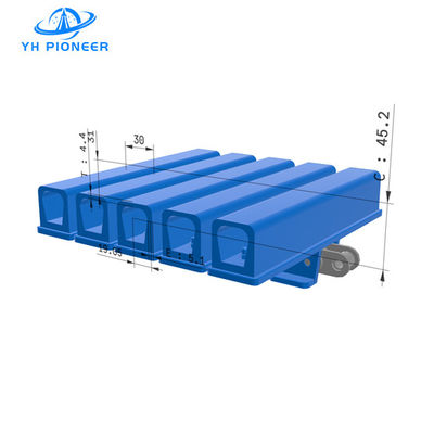 قیمت خوب صفحه زنجیره حمل فولاد کربن با کلیمپ های EPDM برای بالا بردن بطری و چرخش آنلاین