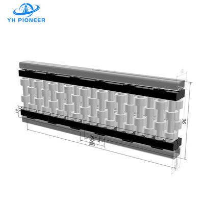 قیمت خوب ریل راهنمای رولر دو ردیف قوی با POM و فولاد ضد زنگ برای دوام حمل صنعتی آنلاین