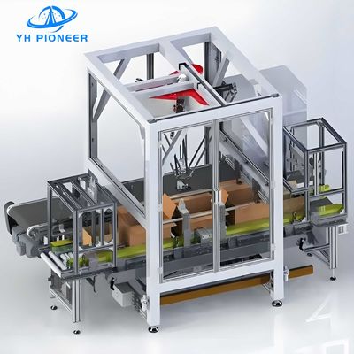 قیمت خوب 3.0KW ربات بسته بندی کیف نرم کیسه، دستگاه بسته بندی کیف کیسه 10-20 کارتن / دقیقه آنلاین