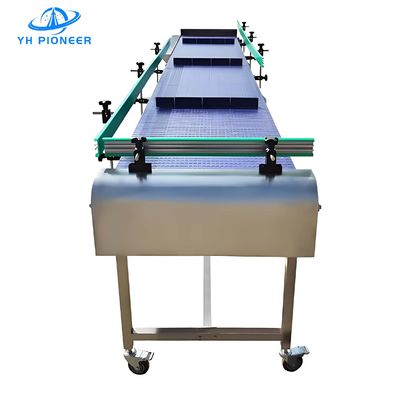 قیمت خوب سرعت تنظیم شده فلت بالا کانویر کمربند ماژولار SS304 فولاد کربن پوشش قاب آنلاین