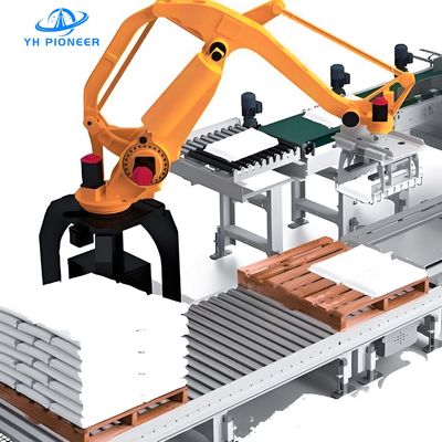 سیستم های پالت سازی کیسه با ظرفیت بالا با 200-300 کیسه / ساعت لایه سفارشی سازی شده تا 1800mm