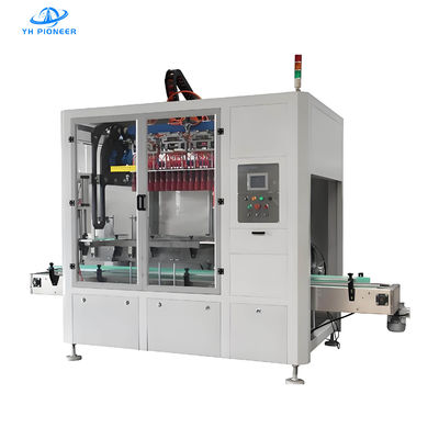 قیمت خوب بسته بندی انعطاف پذیر بطری با اندازه های پالت قابل تنظیم و 4.6KW قدرت خطوط کنسروهای با سرعت بالا آنلاین
