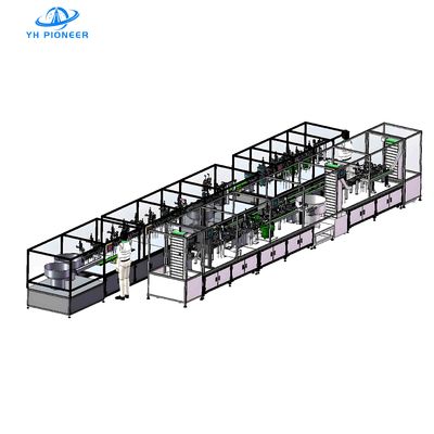 قیمت خوب خط مونتاژ کوچک با کارایی بالا برای تولید متر آب با ظرفیت 20-25pcs / min و تغذیه خودکار آنلاین