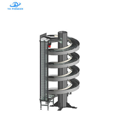 قیمت خوب حمل کننده آسانسور مارپیچی صرفه جویی در فضا با ساختار فشرده برای دستکاری مواد عمودی کارآمد آنلاین
